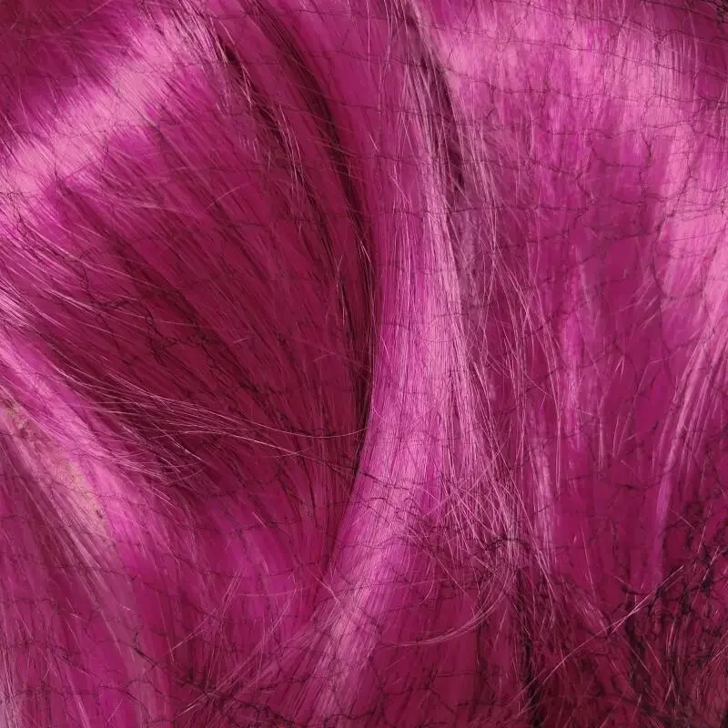 فيلم K-Pop Hunters Zoey Rumi Mira شعر مستعار كوسبلاي للهالوين للنساء وردي أحمر أرجواني أسود صناعي مقاوم للحرارة #6