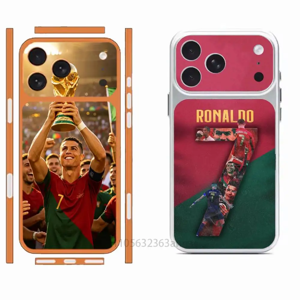 

Football R-RoNalDo-ES CR7 Protective Sticker for iPhone 17 Pro 17 ProMax Full Body Back Cover Decal Skin
