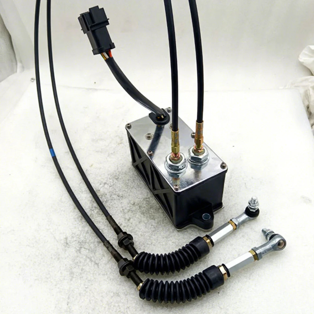 Excavator Spare Parts 157-3177 1573177 Genuine Quality Throttle Motor With 2 Cables 7 Pins for Genuine Quality E320C 320D
