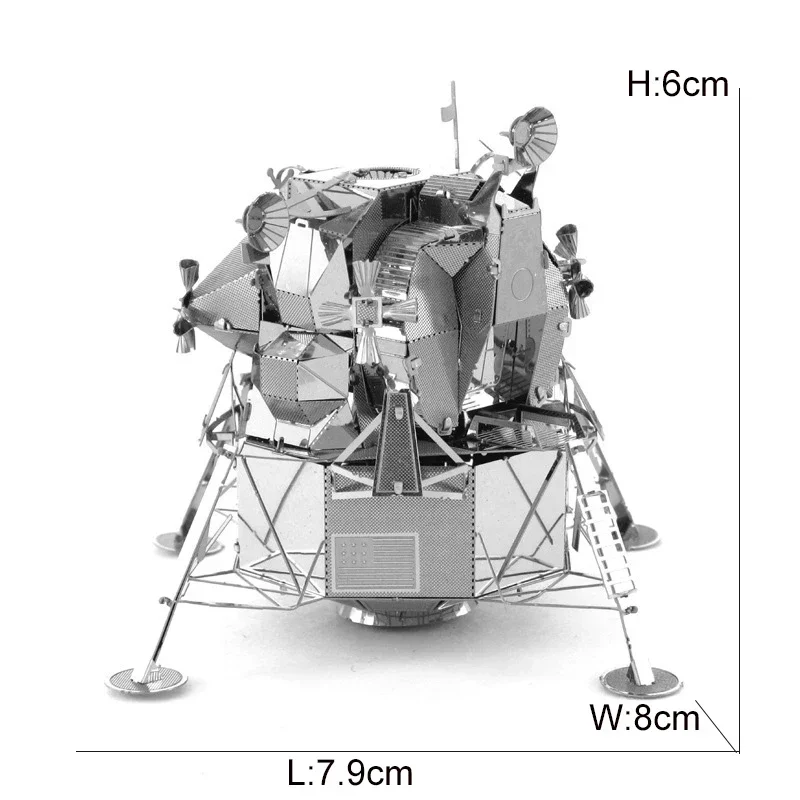 Weltraumforschung 3D Metall Puzzle Shuttle Hubble Weltraumteleskop Mars Rover Modell Spielzeug für Kinder Kreatives Puzzle Geschenkspielzeug