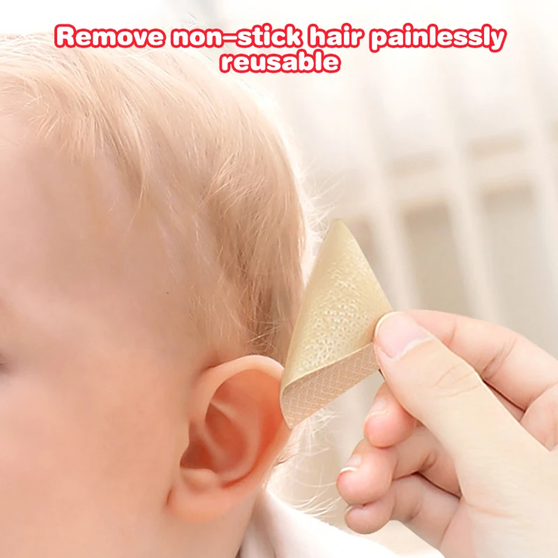 1 rotolo 4 cm × 0,5 m Correttore per orecchie per bambini Correzione per orecchie sporgenti per bambini Correttori estetici per orecchie in silicone Adesivo patch