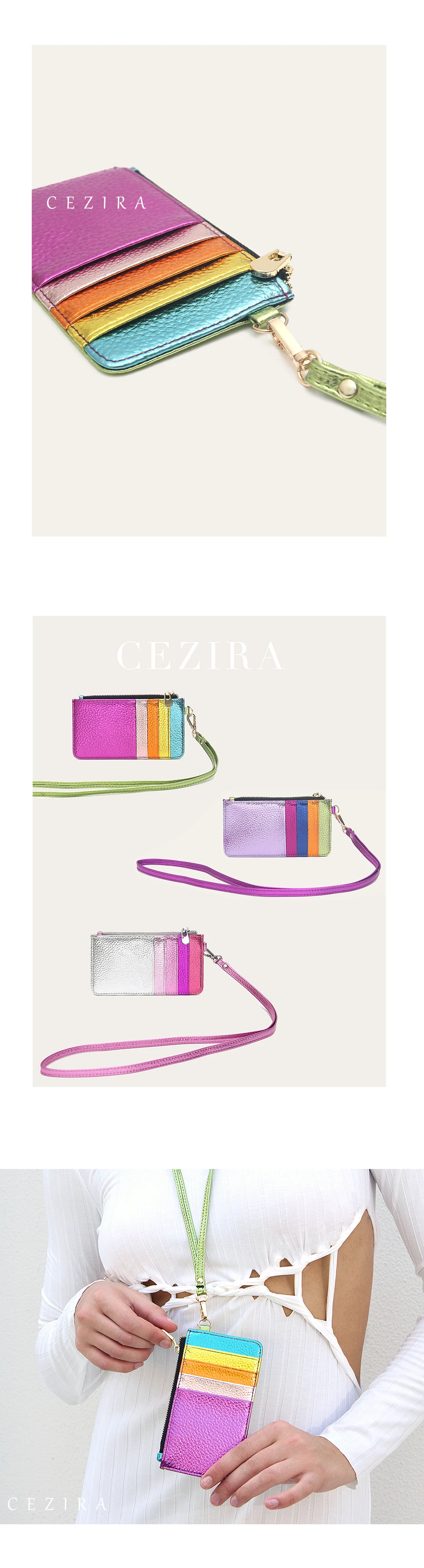 CR Metallische Regenbogenstreifen Kleine Quadratische Umhängetasche Damen PU Veganes Leder Magnetverschluss Metallkette Schultertasche Alltagstasche – Detail 2