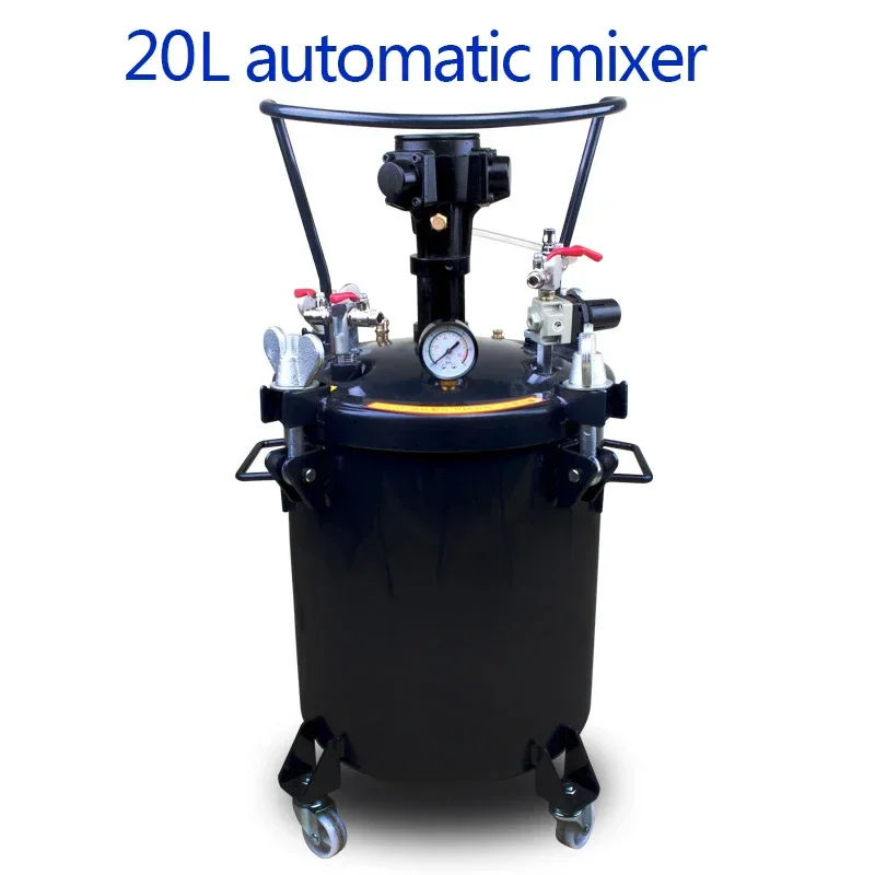 20L Tank Pressure Paint Paint Automatic Mixing Tool Paint Spray Adjustment Tool Anti-Corrosion Durable Pressure Barrel