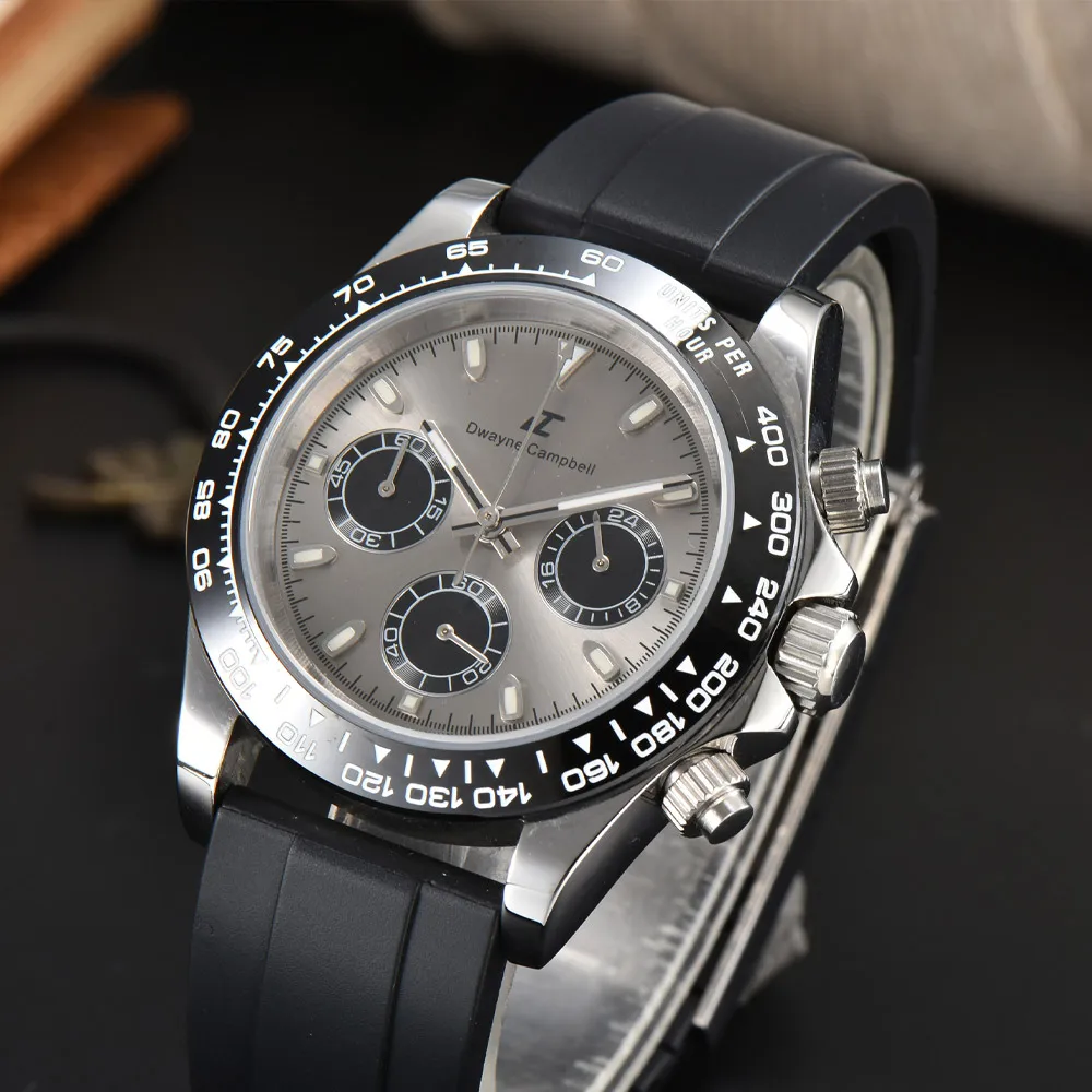 

Leisure and Fashion Sapphire Glass Luminous Men's Mechanical Watch VK63 Movement Waterproof and Simple