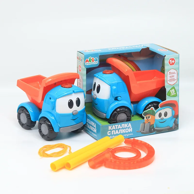 

Farmer Car With 15 Songs Blue Tractor Pulling Car Model Sliding Toy