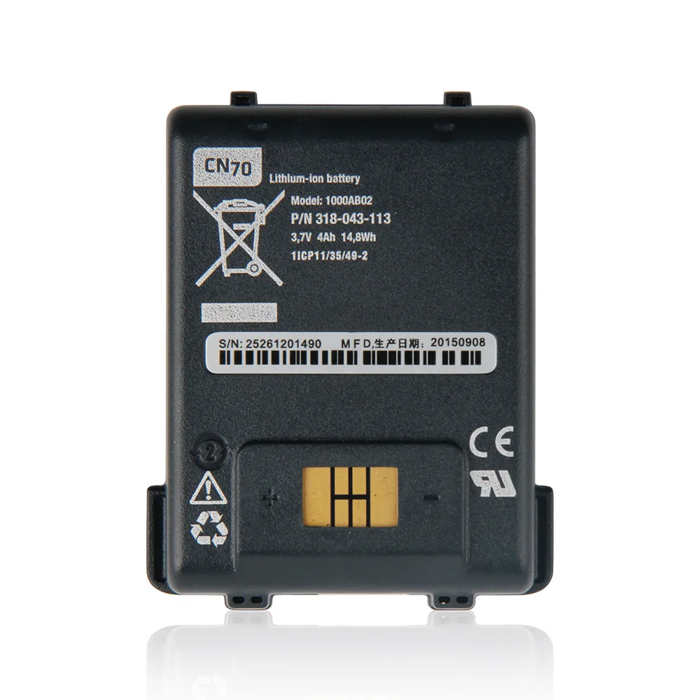 Original Replacement Battery 1000AB02 For Intermec Honeywell CN70E CN70 318-043-033 Handheld Computer Battery 4000mAh