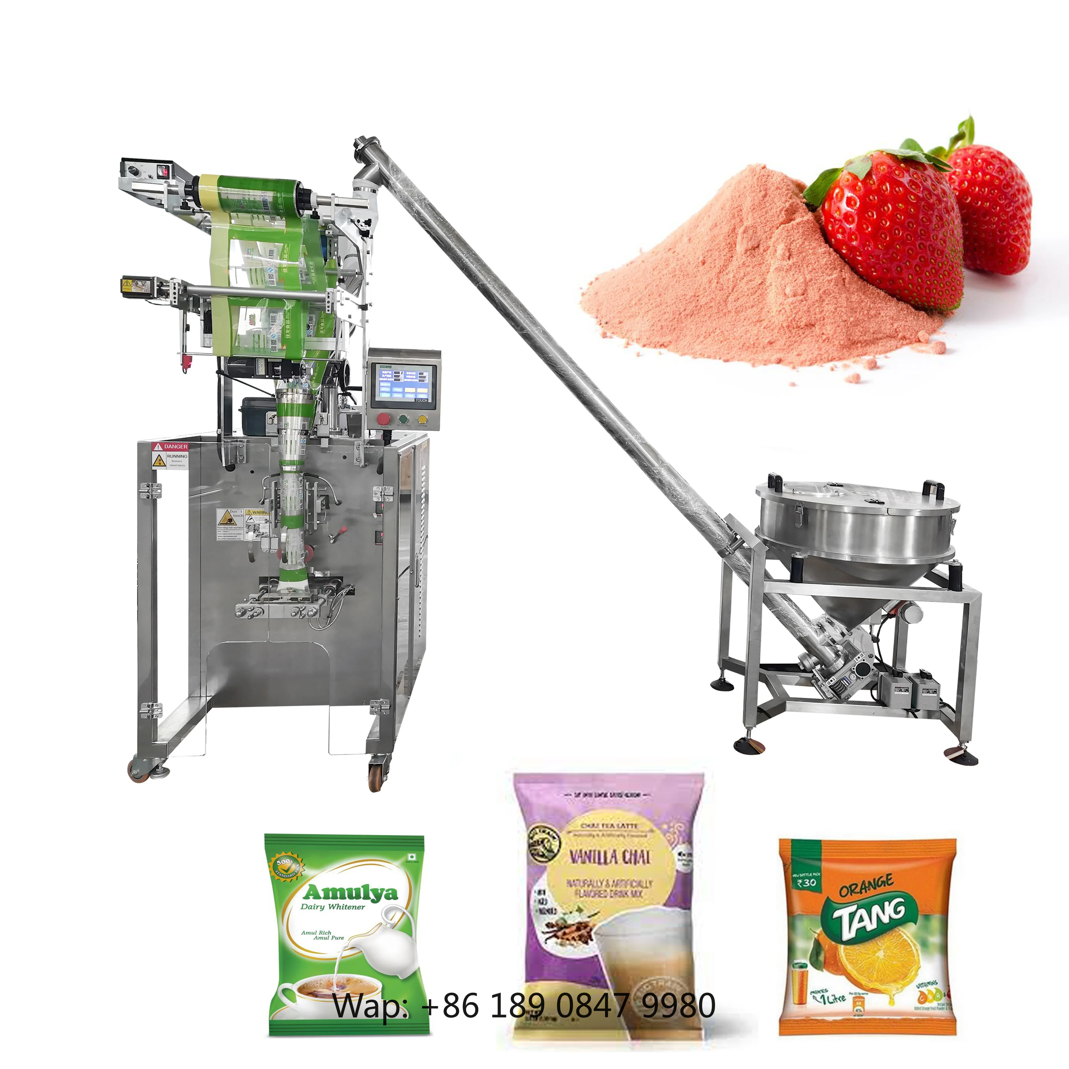 【Hot】Fully Automatic Mixed Granule Coffee Packaging Machine Small Sachets Stick Sugar Granular Packing Machine