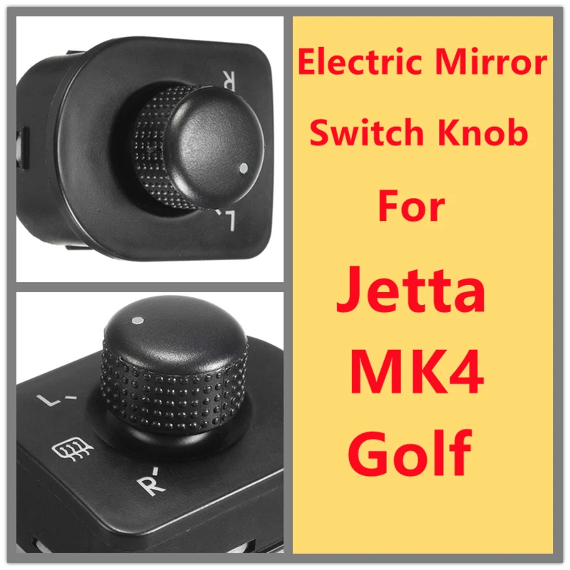 

Car Side Electric Mirror Switch Knob for VW Passat Bora Bettle Jetta MK4 Golf 1998-2006 1J1 959 565 F 1J1959565F