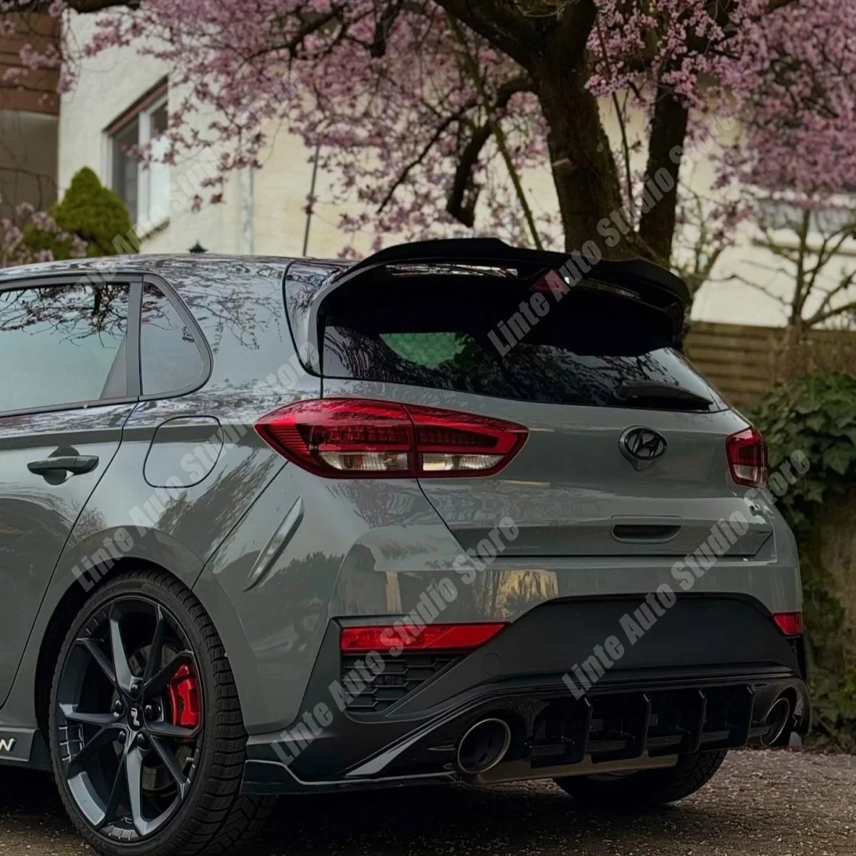 Rear Spoiler for Hyundai I30 N Hatchback Mk3 / Mk3 Facelift 2017-2025 ABS Roof Top Tail Wing Cover Body Kits Tuning Accessories view 3