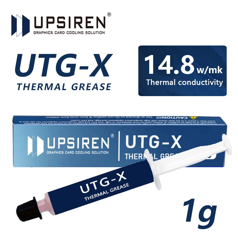 

UPSIREN UTG-X Syringe 1g Heat Dissipation Silicone Thermal Plaste For CPU Processor Video GPU Cooling Grease Thermal Compound