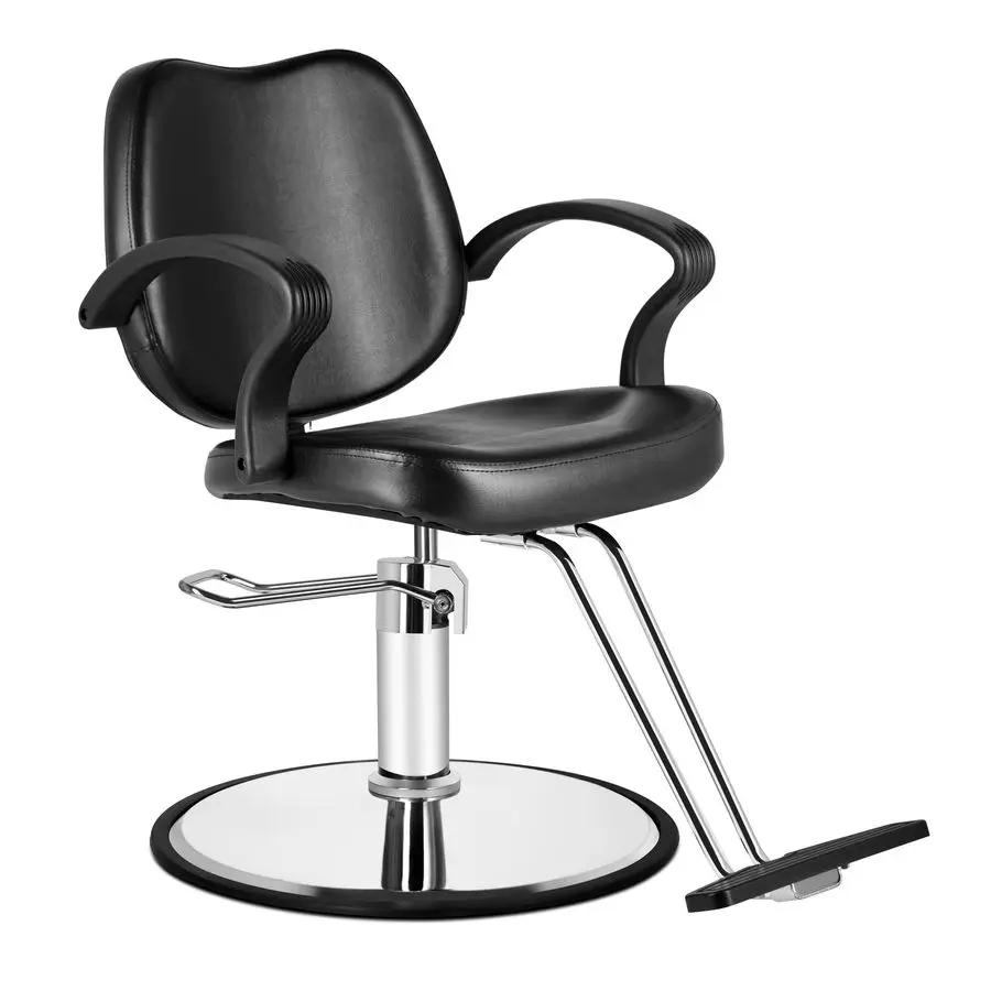 كرسي، كرسي صالون لمصفف الشعر، كرسي تصفيف دوار، مضخة هيدروليكية شديدة التحمل، قابلة للتعديل لصالونات التجميل والشامبو