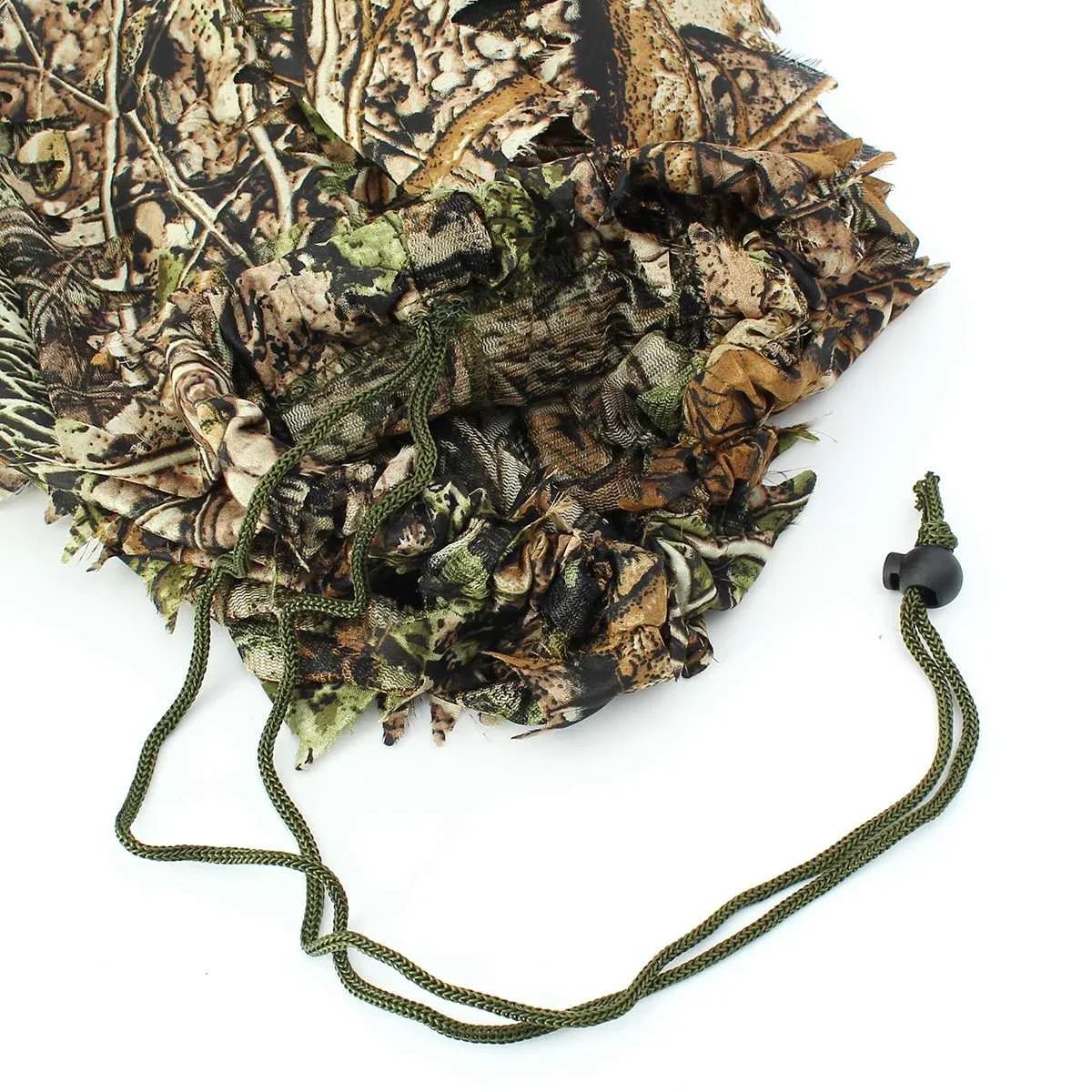 길리 세트 잎 카모 성인 경량 의류 정장, 정글 사냥 촬영, 에어소프트 야생 동물 사진 촬영, 1 세트