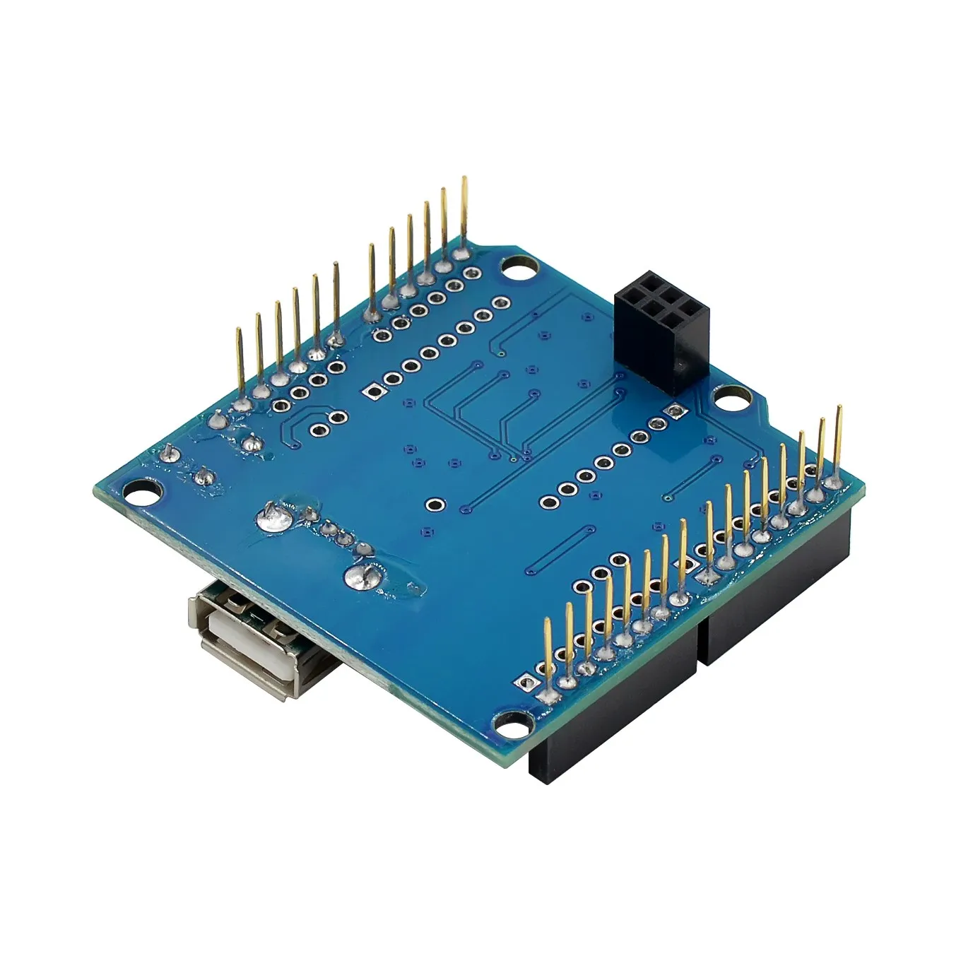 Imagem -04 - Usb Host Shield 2.0 para Arduino Uno Mega Adk Compatível com Android Faça Você Mesmo Placa Módulo Eletrônico