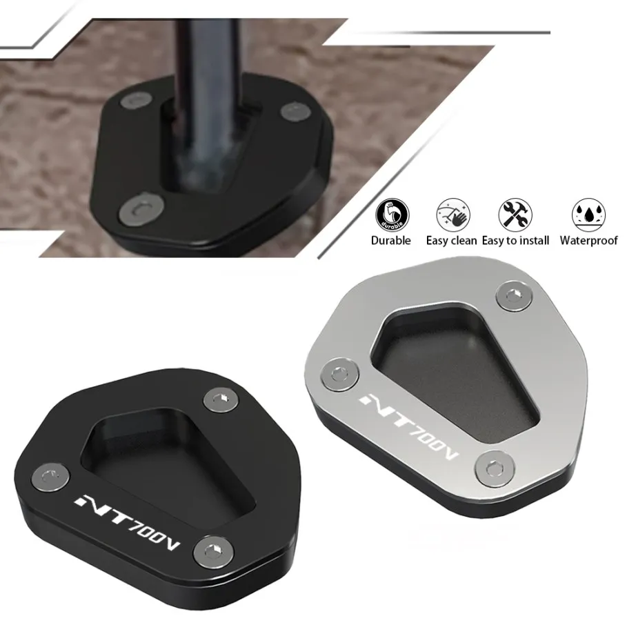 

For Honda NT700V Deauville NT 700V Kickstand Foot Side Stand Extension Pad Support Plate Enlarge Stand 2006-2016 2015 2014 2013