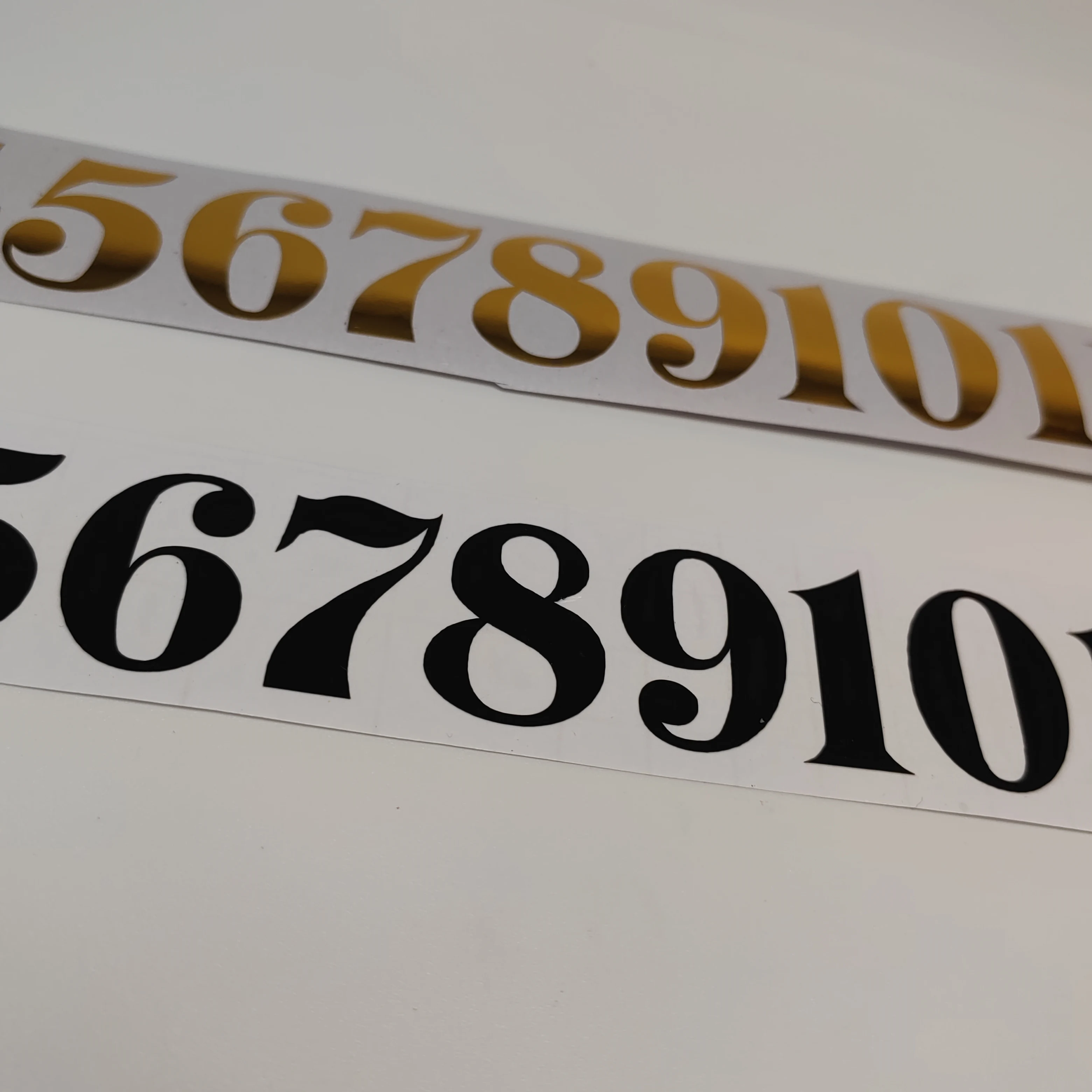 Clock Numeral Stickers 3cm European Serif Metallic Gold Black Self Adhesive Decals, Clock Dial Numbers Wall Clock Repair 1-12