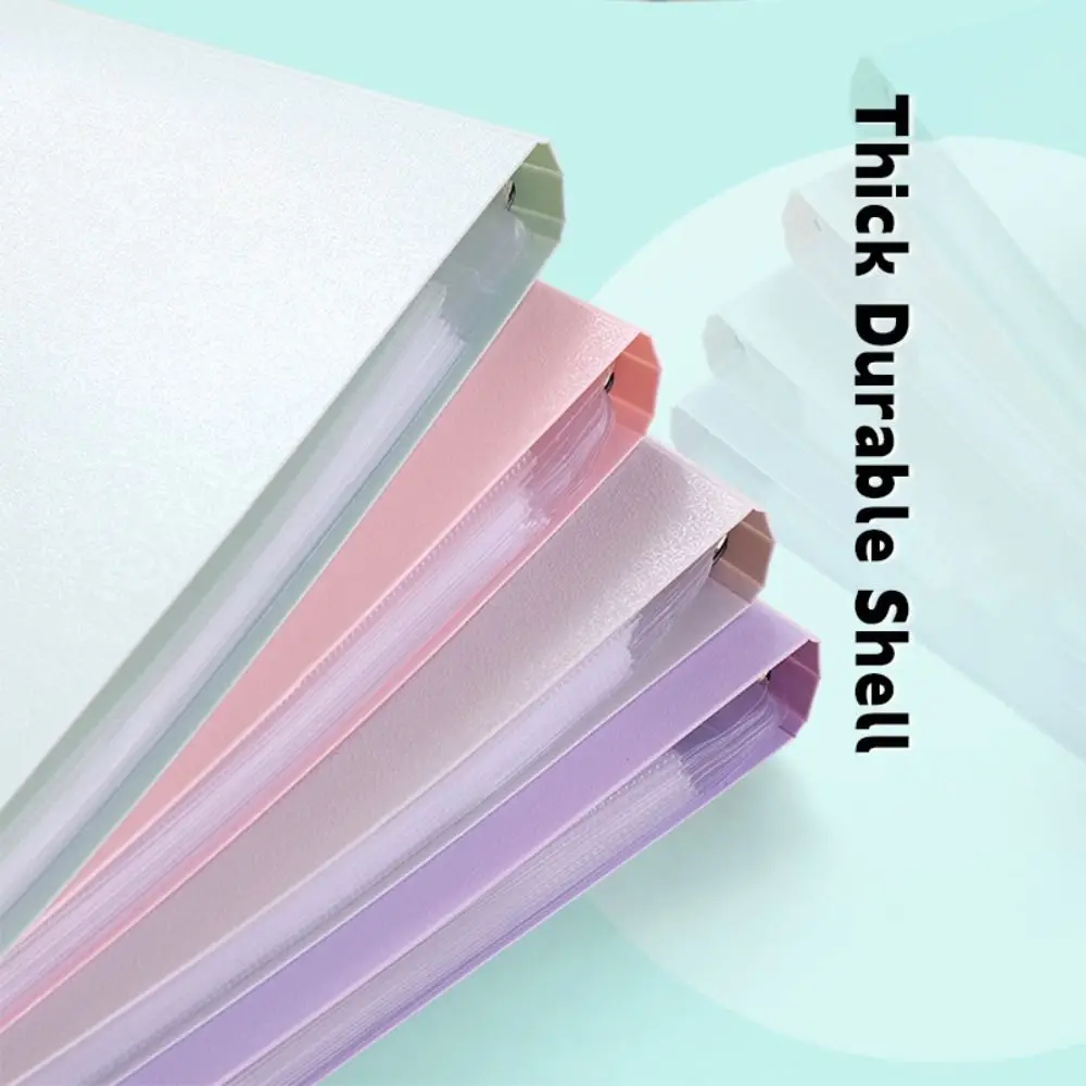 A5 To A4 File Folder Foldable Multi-layer Storage Booklet Waterproof With Insert Pages Exam Paper Storage Clip School Office