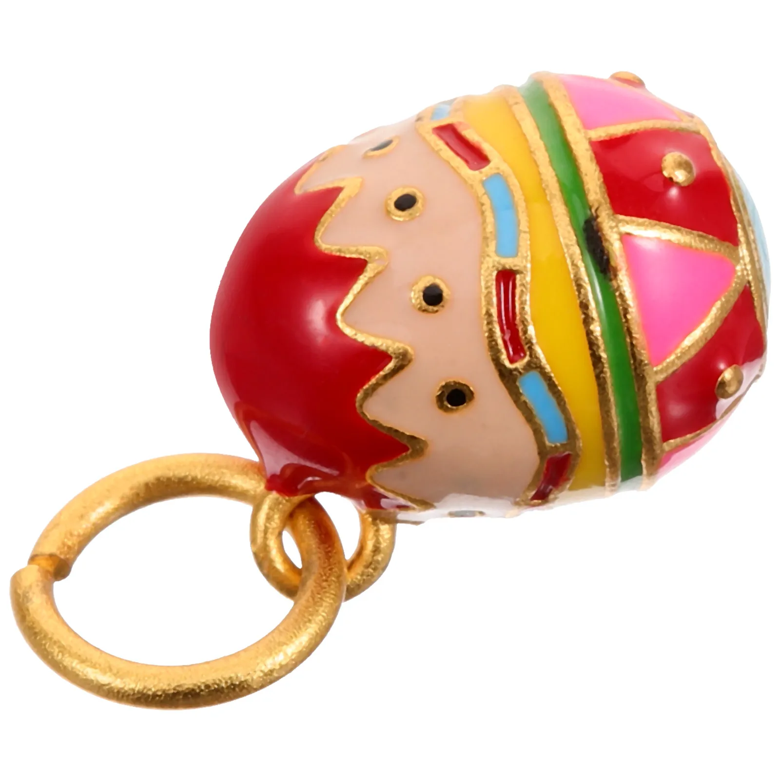 Osterei-Anhänger aus Kupfer, schöner DIY-Schmuckanhänger für Armband, Halskette, Ohrringe, Zubehör, Oster-Geschenkideen