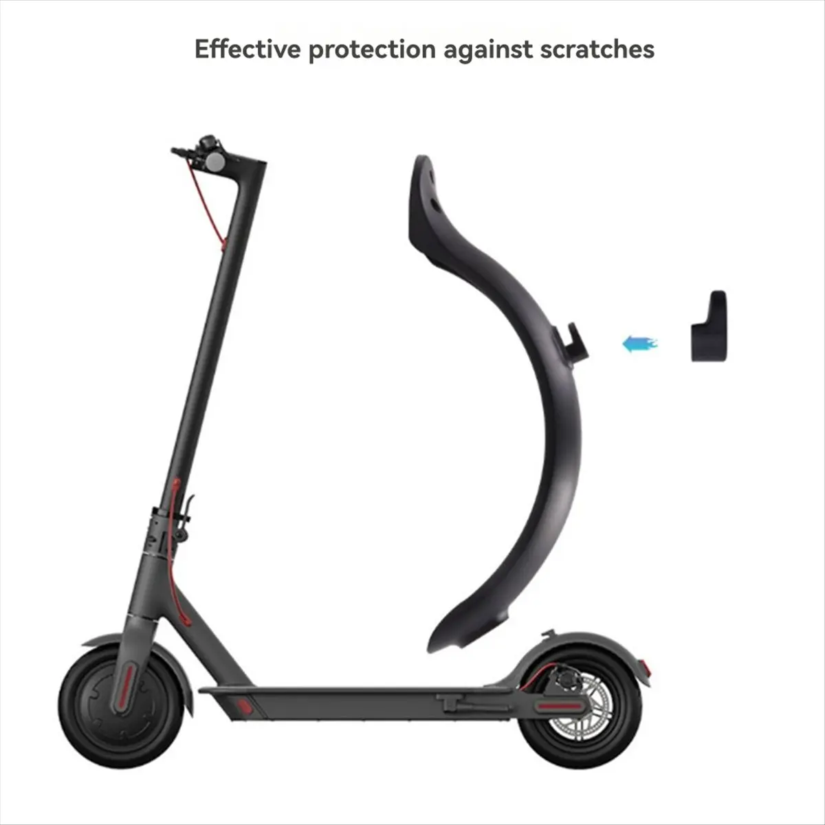 ABPF For M365 /M365 Pro Comprehensive Rear Mudguard Kit Electric Scooters Scooter Accessories:Brake Light,Mud Guard, A - view 3