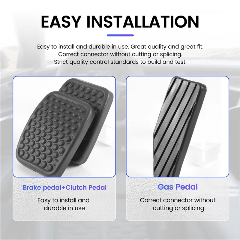 NEW-3PCS سيارة مسرع مخلب بدال فرامل وسادة مطاطية دواسة مجموعة غطاء لسوزوكي سويفت 49451-60B00