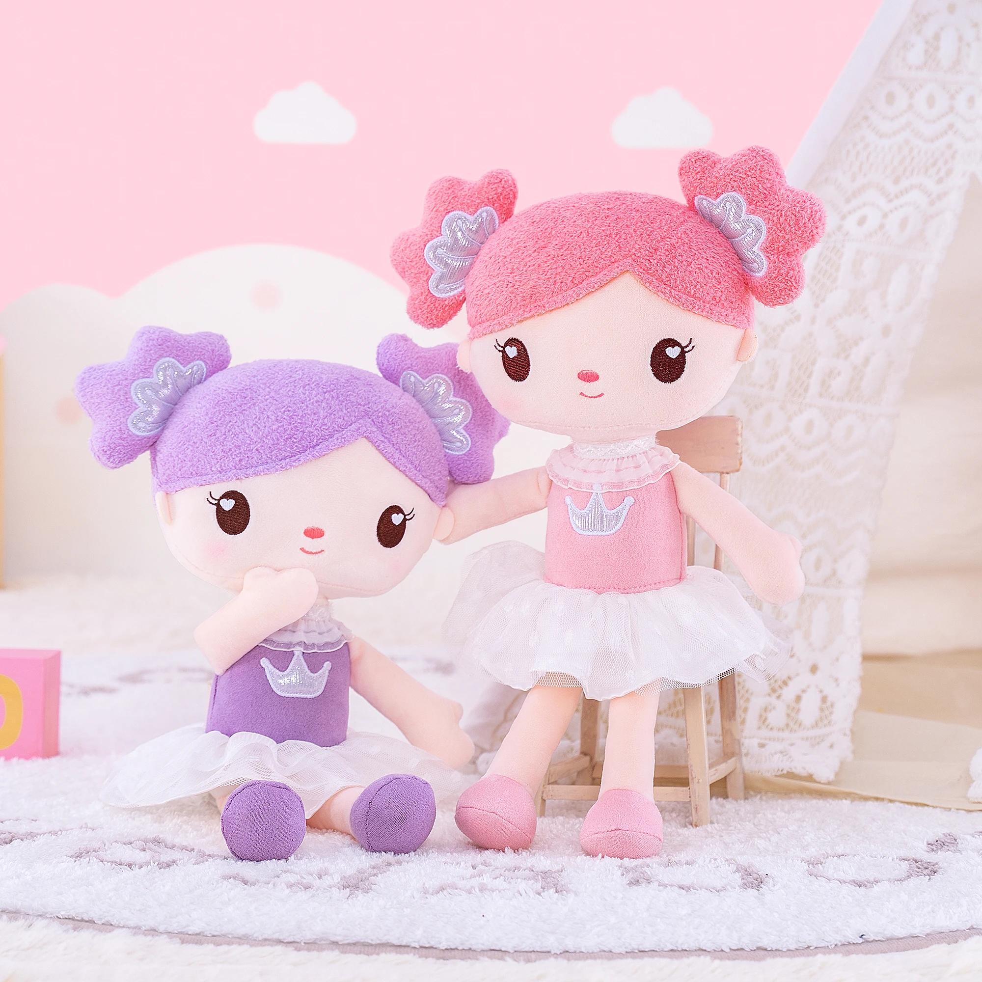 Gloveleya Plush Toys Girl Gifts for Kids Soft Toys Girl‘s Birthday Gift Cute 2024 new design Princess Limited Baby Lovely Doll T