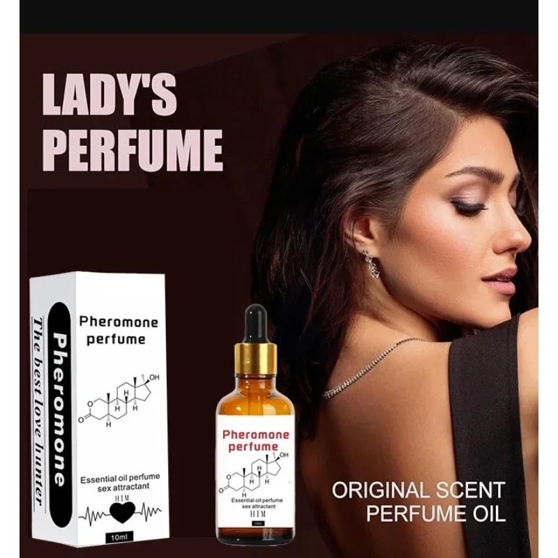 Unisex Pheromone Perfume Essential Oil for Sexual Arousal and Flirting, Erotic Scent for Adults