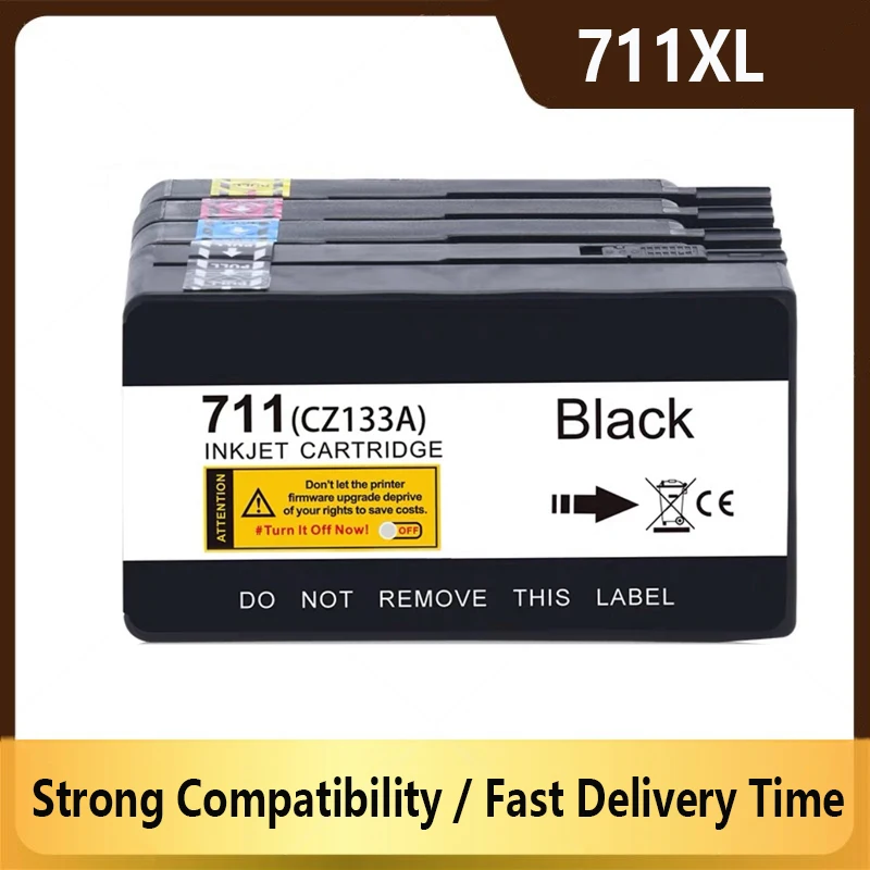 

Compatible For HP 711XL 711 for HP711 Ink Cartridge For HP Designjet T120 T125 T130 T520 T525 T530 Printer