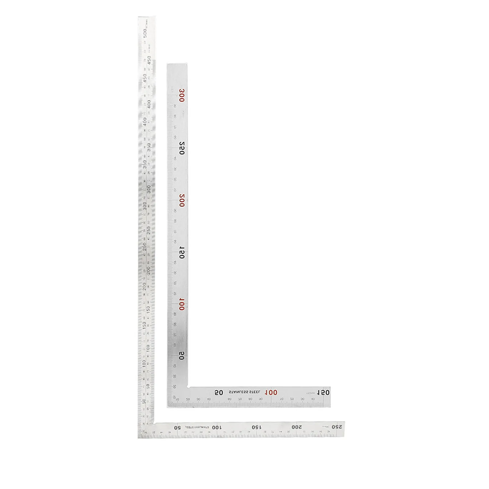 Stainless Steel 90 Degree Right Angle Ruler Measurement Square Tool Protractor Square Angle Ruler