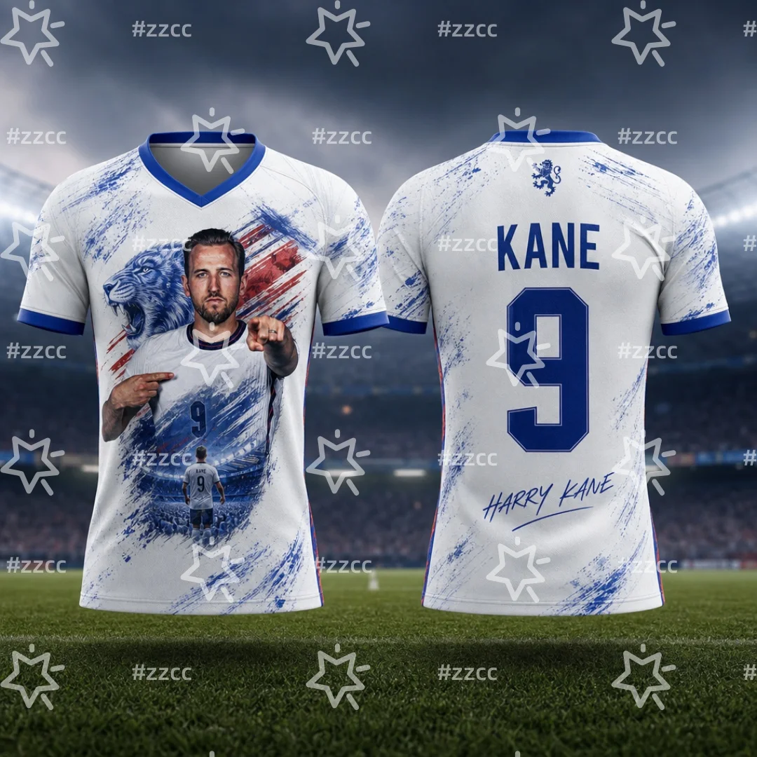 2026 Harry Kane Fußballtrikot England Spiel- & Trainingsset Sommer Sport Freizeit Herren T-Shirt Kinderbekleidung Tee Y2k Damen ﻿ – Detail 3