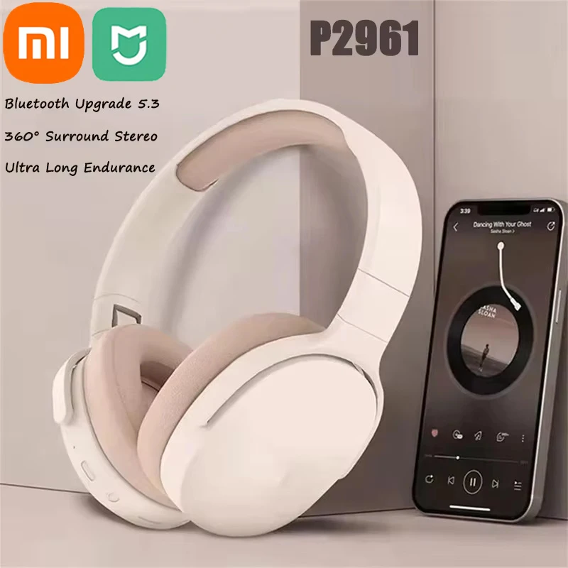 Xiaomi MIJIA Wireless Headphones Bluetooth 5.3 Portable Earphone Stereo Hifi Headset Game Earbuds With Mic For Iphone Xiaomi