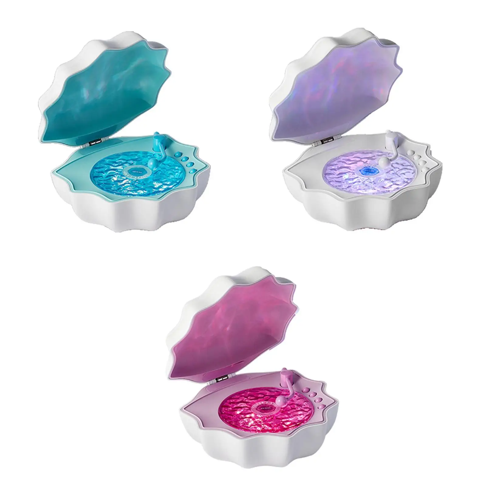 

Shell Light Speaker Convenient Cordless Speaker Desktop Speaker Mini Soundbox for Gift Living Room Home Indoor Bedroom