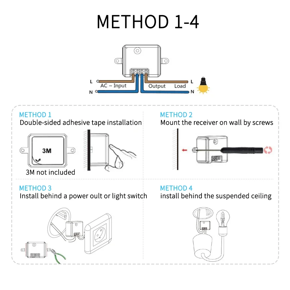 GERMA-interruptores inalámbricos RF433mhz, resistentes al agua, no requiere batería, ahorro de energía de pared de interruptor de luz, interruptor de energía cinética