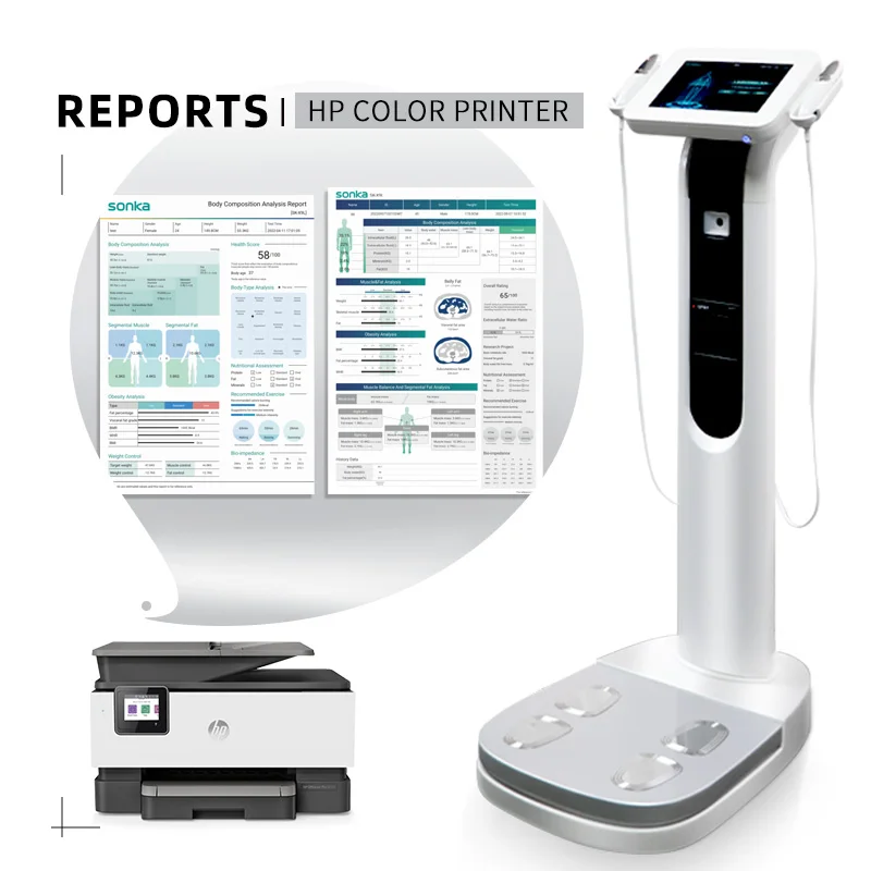 SONKA health body  analyzer scale with printer electronic in body composition analyzers machine