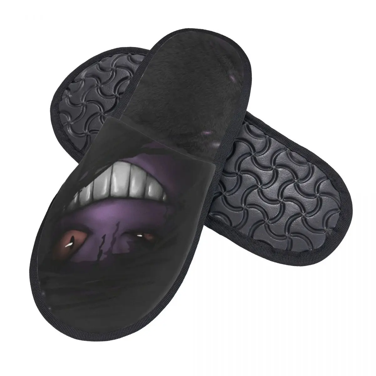 Monster Face uomo donna pantofole pelose, pantofole da casa pantoufle homme alla moda