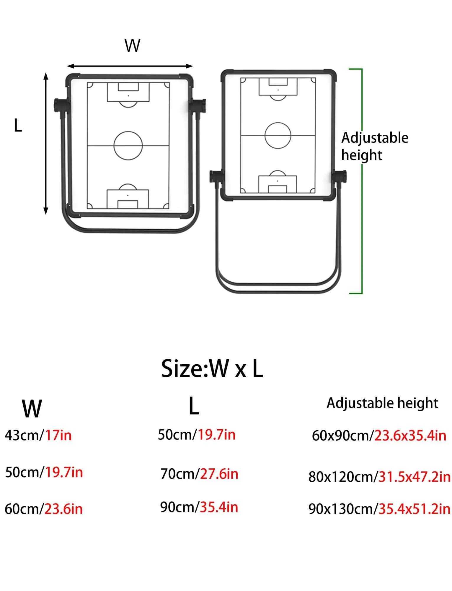 Рисунок 2 - Магнитная тактическая доска для футбола