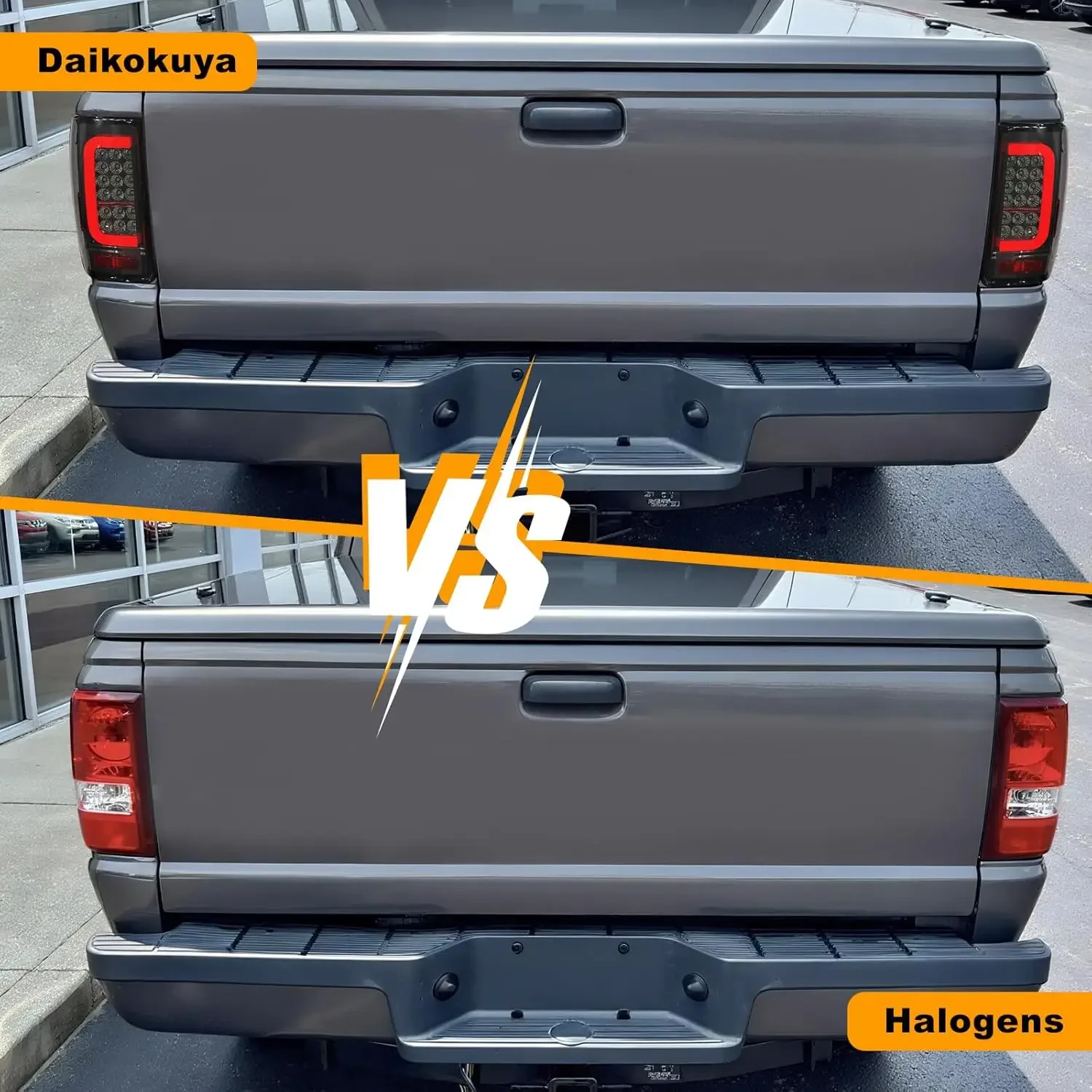LXBY Full LED Tail Lights for Ford Ranger 2001-2011 LED Taillight Assembly Turn Signal Lights Running Brake Reverse Light view 6