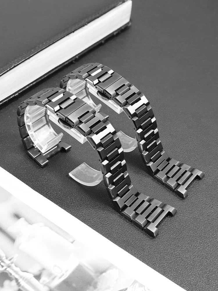 

Suitable for Renault Gemini series watch strap men 8840129 8840119 8840139 titanium steel color bracelet 25mm