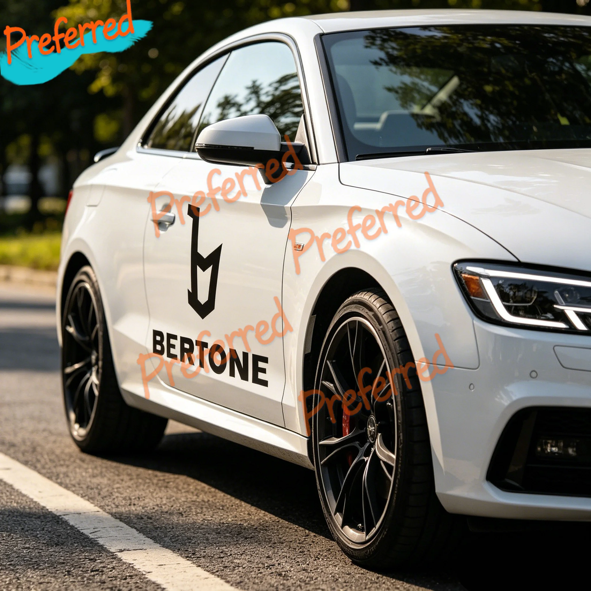 1x Pegatinas JDM BERTONE Logo Audio Racing Decal Die Cut Sticker Vinyl Decal Customizable in Any Sticker Size - No Background