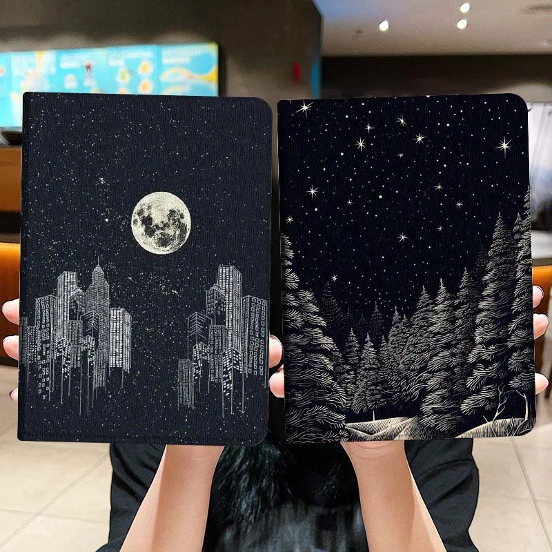 

Чехол для планшета Starry Moon City Night Gift для Lenovo Xiaoxin Legion Pad Tab Pro GT Y700 Gen4 2 11 P11 M10 K10 3rd Plus Gen