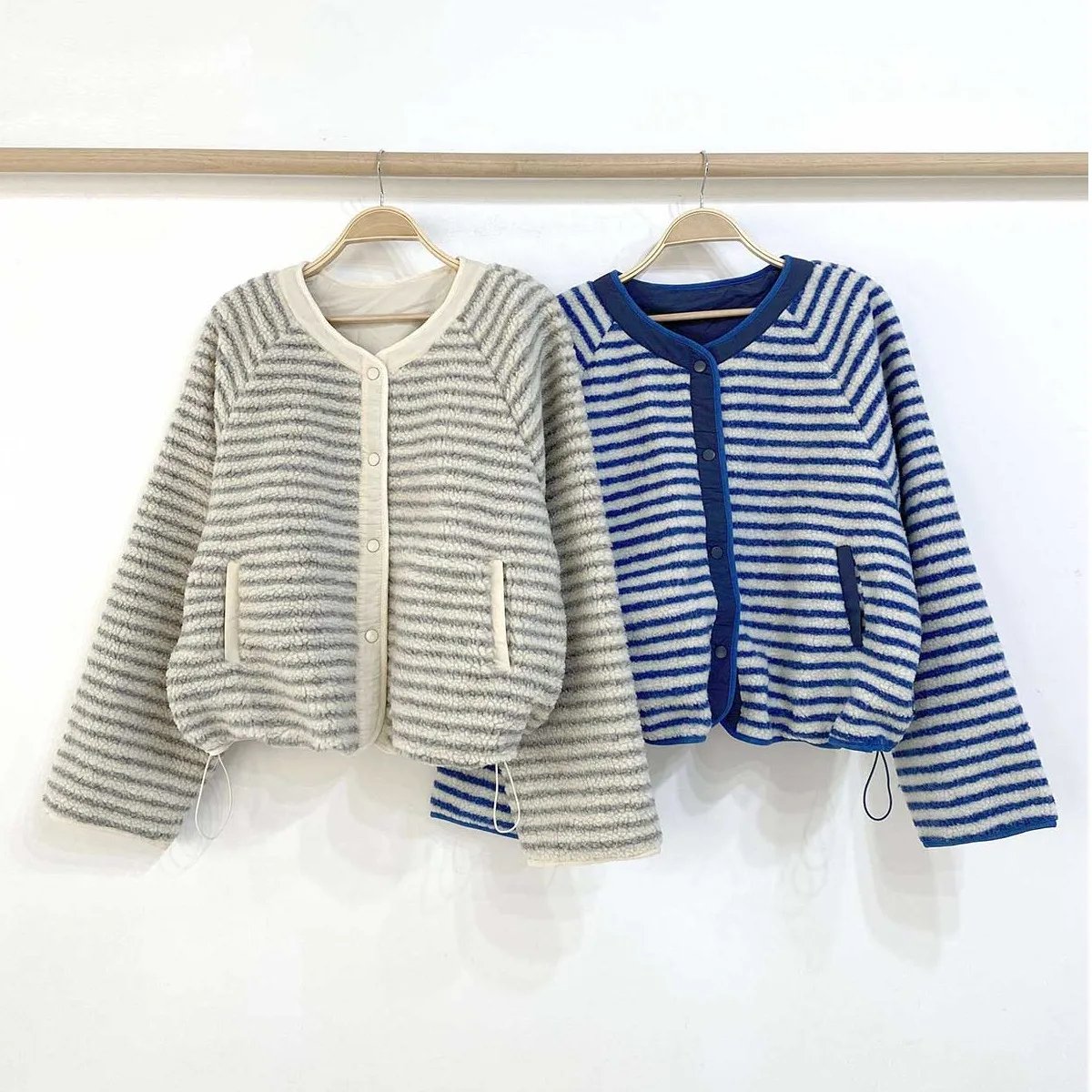 ملابس نسائية من فرو الضأن Jaet للخريف والشتاء على الوجهين ملابس غير رسمية فضفاضة طويلة Sve ort Sle قمة دافئة للتنقل Sle Faion #5