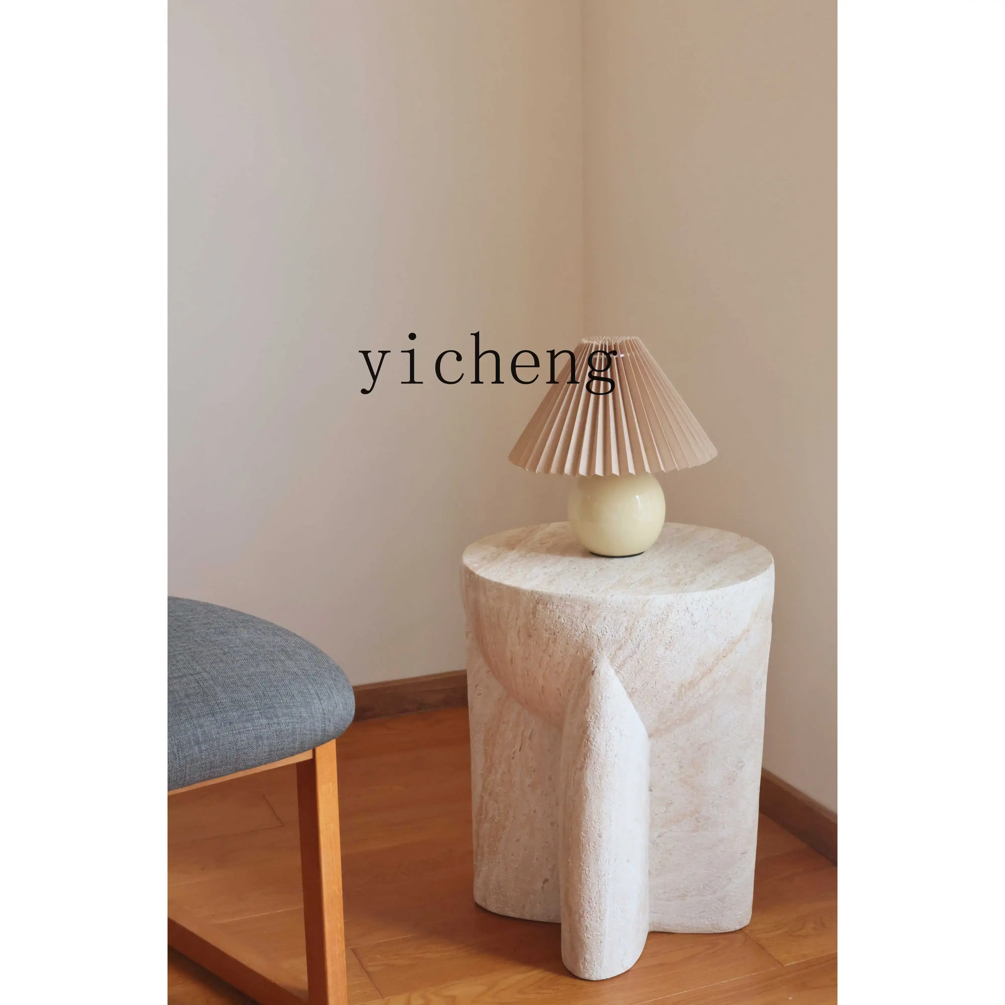 Zz sofa geometric edge few small apartment bed and breakfast living room imitation marble balcony art