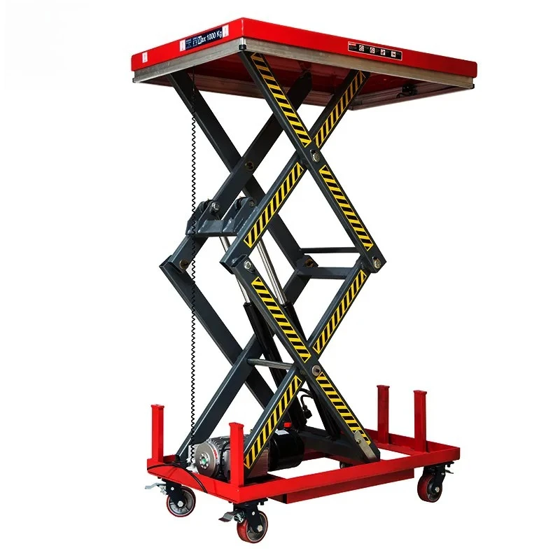 

1m 2m 3m 4m Durable Fixed Table Lift with Foot Step Control Safety Bellow Guardrail Optional 400-8000kg Material Handling Lifts