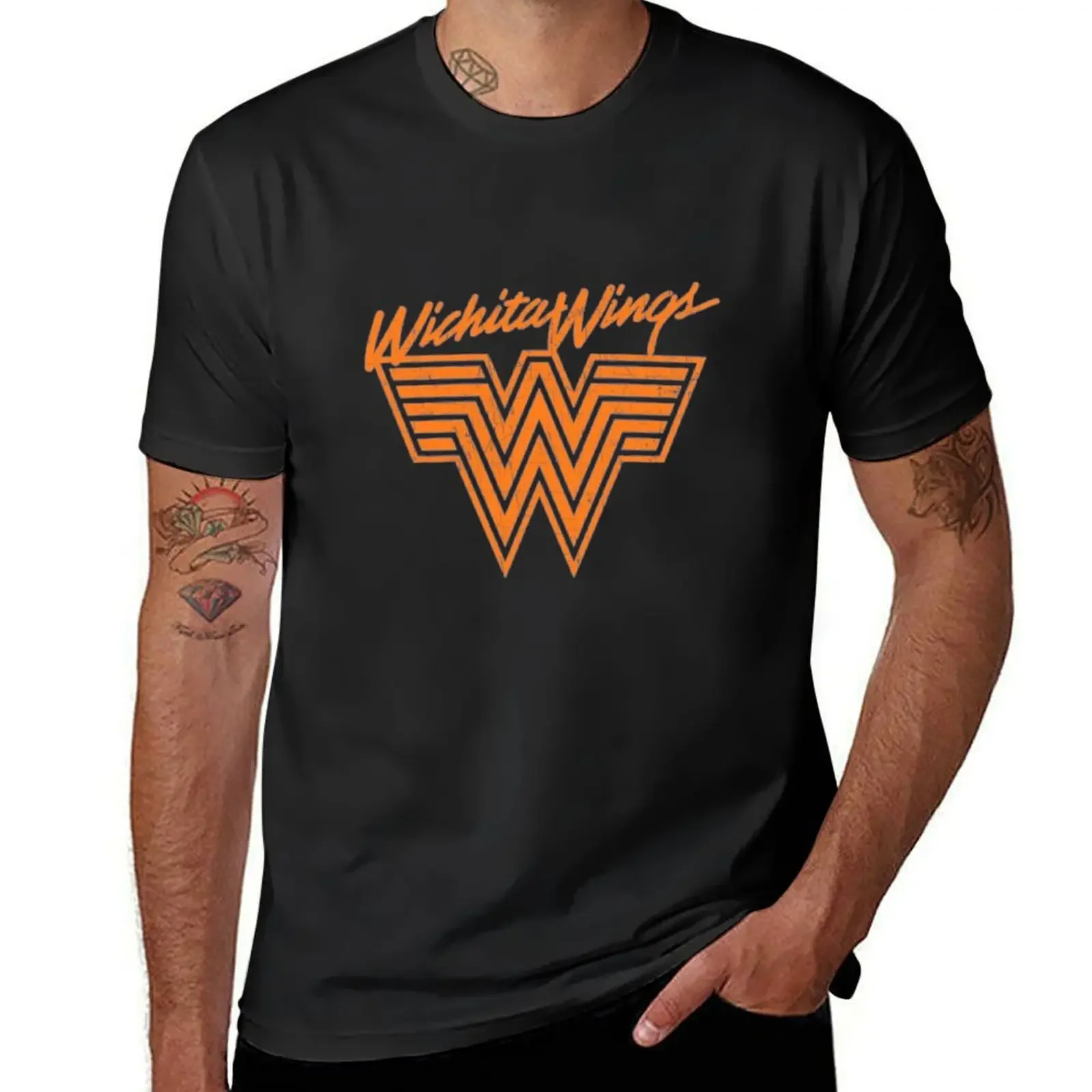 Wichita Wings Major Indoor Soccer League T-Shirt hippie clothes big and tall t shirts for men