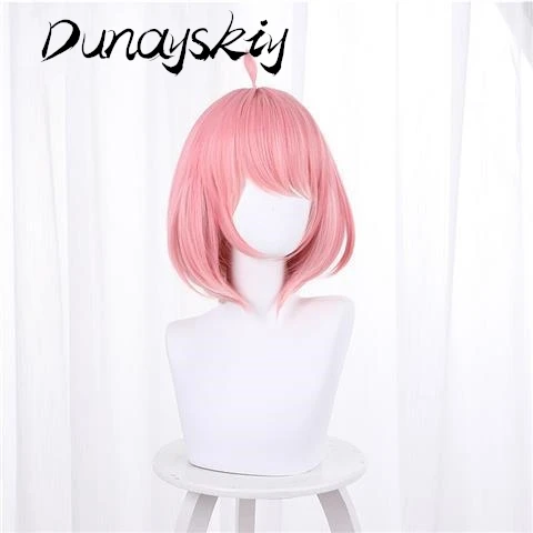 Anya Forger Family Costume Set Cosplay Event Anime Pink Wig Socks Head Ornament Dress Up Party Costumized Women Girl Adult Kids