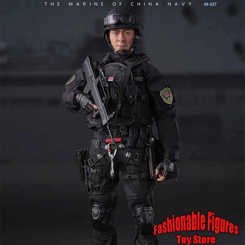 

Minitimes MINI M027 1/6 Men Soldier Chinese Marine Corps Hero Full Set 12inch Action Figure Body Model Toys Collection Dolls