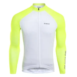 GO RIGO Go Cycling Jersey Men Spring Autumn Thin section Long Sleeves Quick Dry Shirt Sportswear Breathable Tops Team Sweatshirt