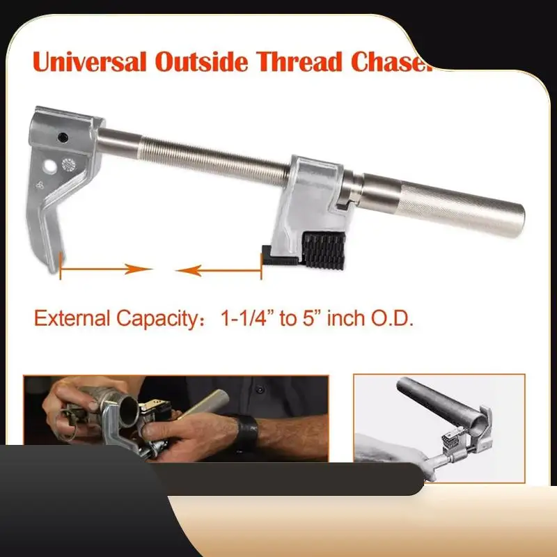 

A13Z-7402 Универсальный станок для нарезки внешней резьбы и набор метрических штампов для 7402 202817, инструмент для ремонта резьбы