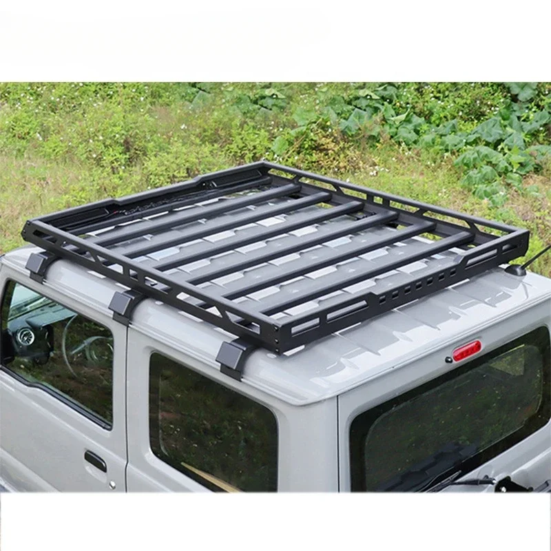 For Jimny auto exterior part roof platform black roof rack accessories off road luggage carrier 2020 year JB74 roof rack