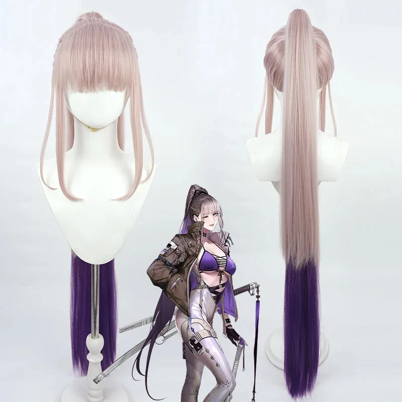 

didi 2025 2025 hhhGame Path to Nowhere Bai Yi Cosplay 110cm Long Heat Resistant Hair Wigs + Wig Cap