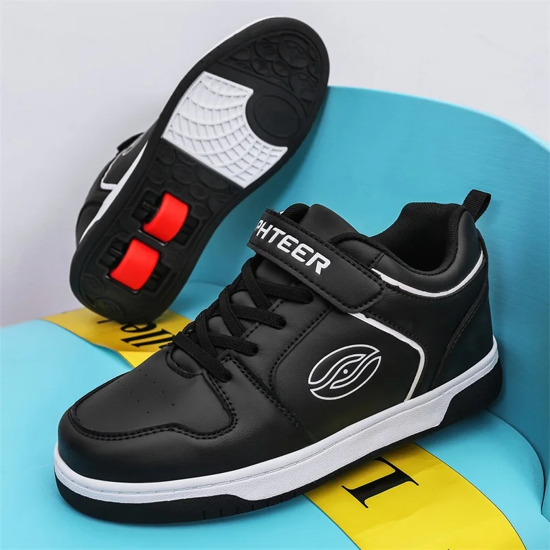 Kids Roller Skates Shoes 2 Wheels Skating Sneaker Flying Shoe Breatheable Boy Girl Child Gift