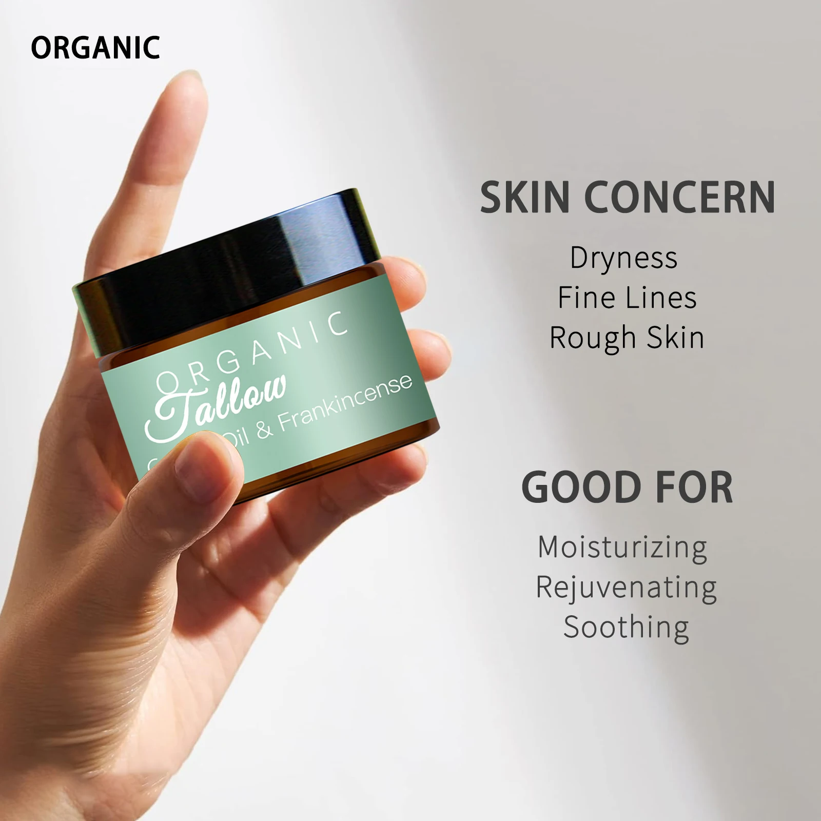 

60 мл увлажняющий крем Fical Tallow, антивозрастной, глубоко увлажняющий крем, подходит для сухой, чувствительной кожи, омоложения и успокаивания